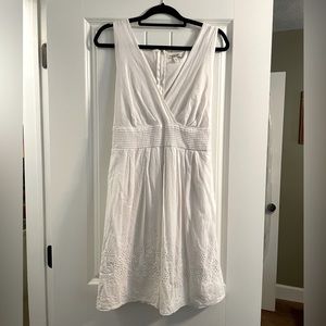 White cotton dress size 18